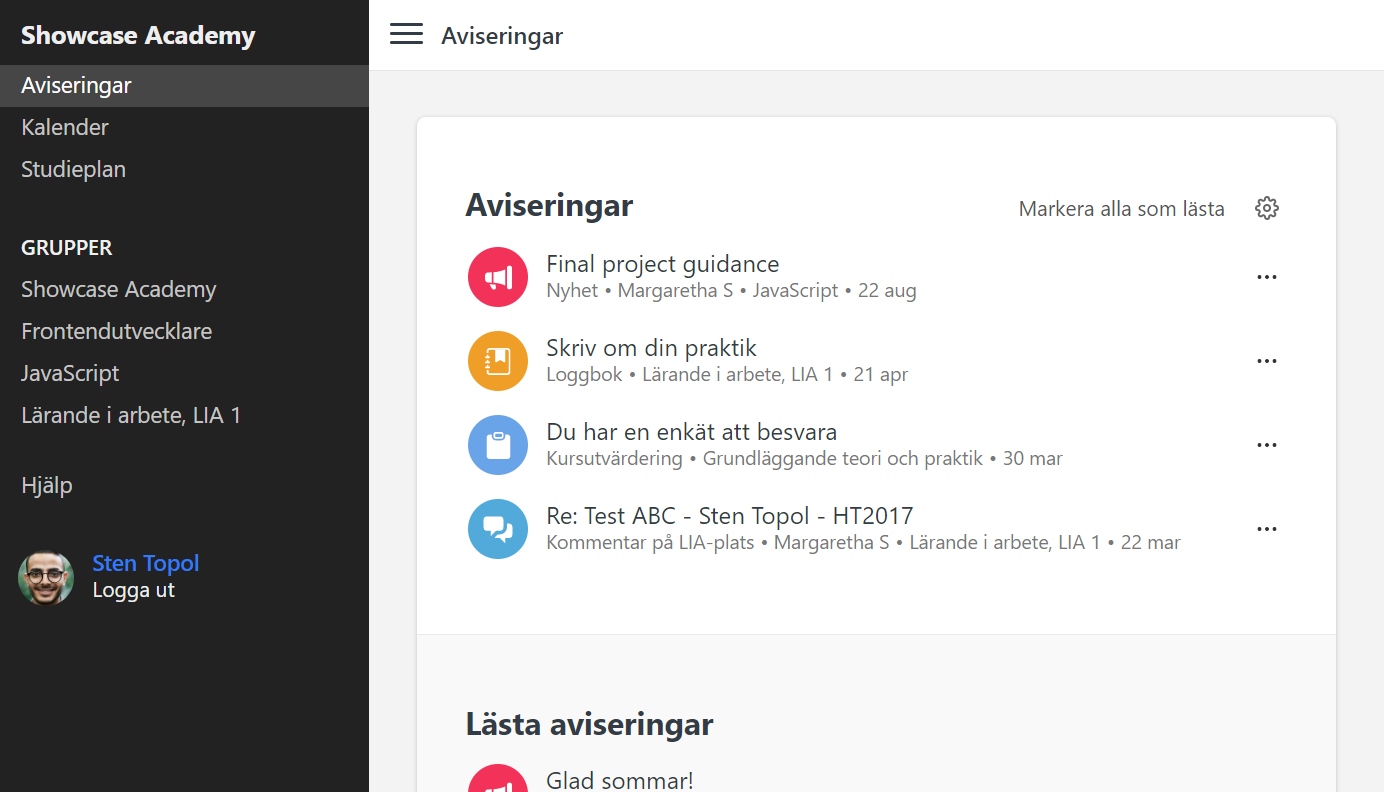 Notifications